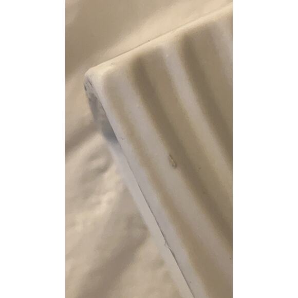 Naaman Artline White Ceramic Flower Vase Pottery Mid Century Vintage - Picture 8 of 16